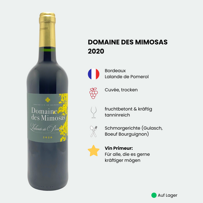 Domaine des Mimosas Lalande de Pomerol 2020