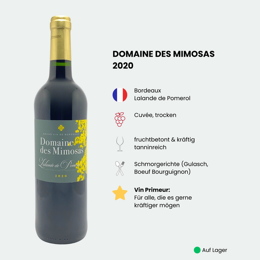 Domaine des Mimosas Lalande de Pomerol 2020